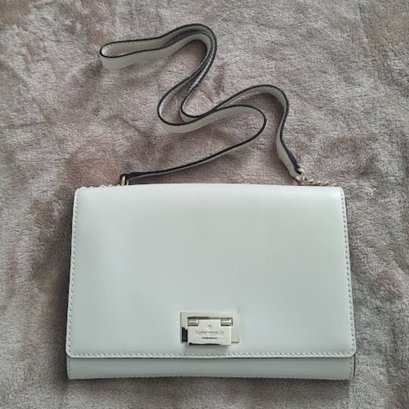 Kate Spade Harwood Place Fiona Nude Leather Crossbody